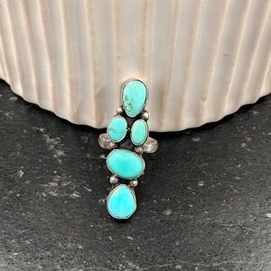 Vintage Navajo Turquoise Sterling Ring